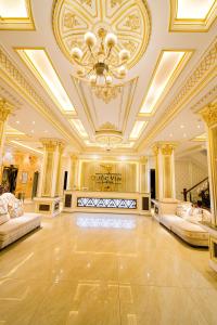 Posezení v ubytování Quoc Vinh Hotel