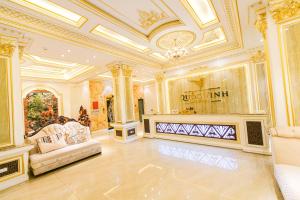 Posezení v ubytování Quoc Vinh Hotel