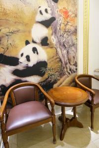 Posezení v ubytování Quoc Vinh Hotel