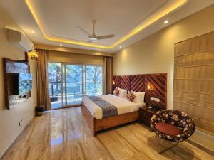 The Hamilton Kasauli客房内的一张或多张床位