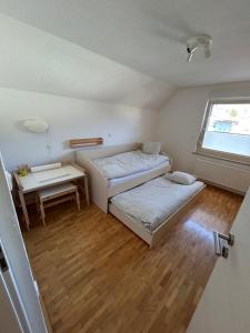 En eller flere senge i et værelse på Cozy stay near Bled