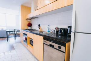 Køkken eller tekøkken på QV Urban SkyPool Residence