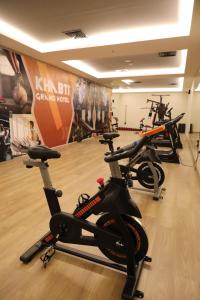 Fitness centrum a/nebo fitness zařízení v ubytování Khabti Grand Hotel
