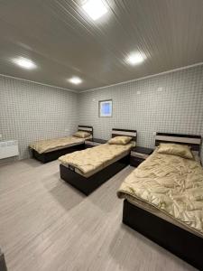 Voodi või voodid majutusasutuse Canyon Hostel City Center toas