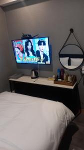 Katil atau katil-katil dalam bilik di Mong Motel