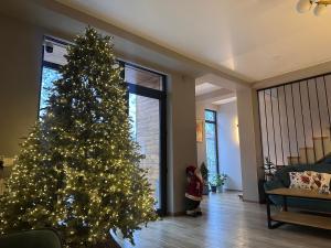 Khu vực ghế ngồi tại Hotel Mountime Kazbegi