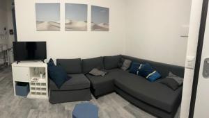 Posezení v ubytování Seaside two-room apartment