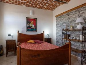 Postel nebo postele na pokoji v ubytování VillaGaia Apartment