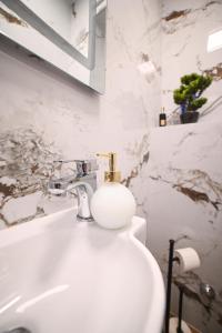 Koupelna v ubytování Apartman Bašić