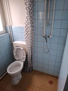 Baðherbergi á Ferienheim Sorgenfrei