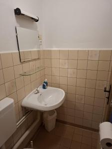Baðherbergi á Ferienheim Sorgenfrei