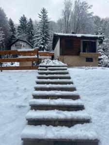 Planinska vikendica Rudnik v zimě