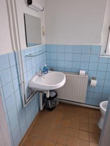 Baðherbergi á Ferienheim Sorgenfrei