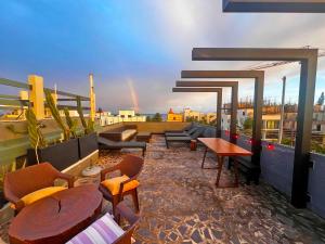 Μπαλκόνι ή βεράντα στο Nice CONDO close to the Beach Puerto Morelos- Ground Floor-King +4 φωτογραφίες