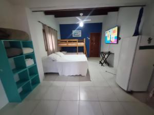 Postel nebo postele na pokoji v ubytování Pousada Brilho De Paraty
