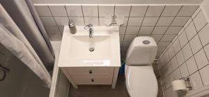 Koupelna v ubytování Hus Klarälven + 49 fotografií