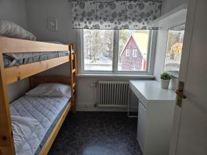 Postel nebo postele na pokoji v ubytování Säfsen Stay