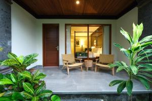 Χώρος καθιστικού στο Bhuwana Ubud Hotel and Farming