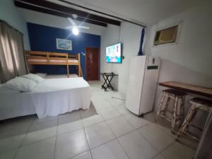 Postel nebo postele na pokoji v ubytování Pousada Brilho De Paraty
