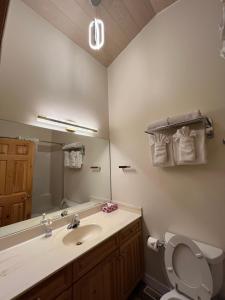 Koupelna v ubytování Banff Woods lodge + 57 fotografií