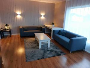 Χώρος καθιστικού στο Oruheina Bungalow