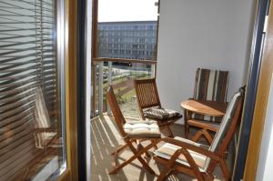 Balkón alebo terasa v ubytovaní Olympic Park Apartment