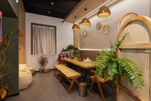אזור ישיבה ב-Denpa Inn - Disney Kangqiao Branch