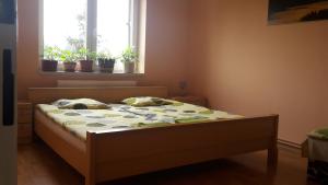 Postel nebo postele na pokoji v ubytování Na 15 Kopách