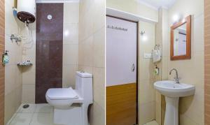 Itsy Hotels Shri Gv Inn, 600 Mtrs From Tiffin Top的一间浴室