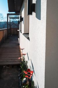 Balkón alebo terasa v ubytovaní Ferienhaus Sonnsitzer
