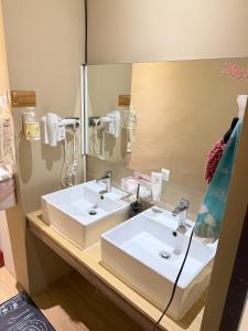 Koupelna v ubytování 公園一鹿背包客棧 Deer Park Hostel