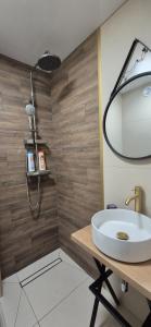 Koupelna v ubytování Apartament Sofia