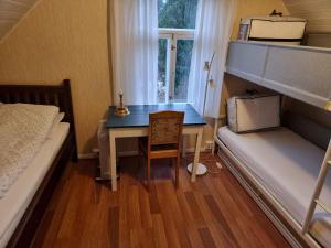 Postel nebo postele na pokoji v ubytování Haugvangen
