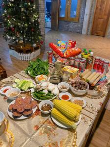 Jídlo v venkovského domu nebo okolí