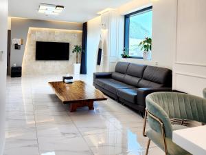 Et opholdsområde på 푸른제주 펜션