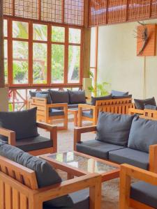Istumisnurk majutusasutuses Rattehi Inn at Rakeedhoo