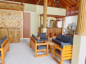Istumisnurk majutusasutuses Rattehi Inn at Rakeedhoo