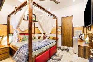 Postel nebo postele na pokoji v ubytování House Of Comfort Delhi