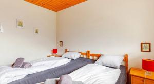 Voodi või voodid majutusasutuse Gemütliche Wohnung mit Traumaussicht! toas