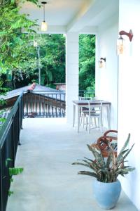 Balkón nebo terasa v ubytování Mountain Relax Inn