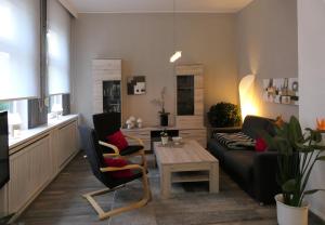 Χώρος καθιστικού στο Feriendomizil Auszeit