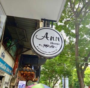 a sign for an amazon home on the side of a building at Ann Home in Ho Chi Minh City