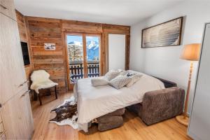 Posezení v ubytování Studio rénové avec vue sur les montagnes