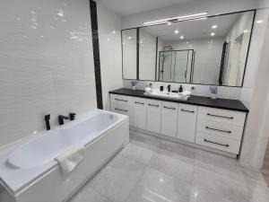 Kúpeľňa v ubytovaní Apartament Mountains Góry Sowie