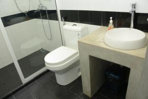 Kupatilo u objektu Hotel Tobiko