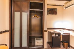 Kuchyň nebo kuchyňský kout v ubytování Hotel Machaco