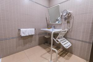 Koupelna v ubytování Hotel Machaco