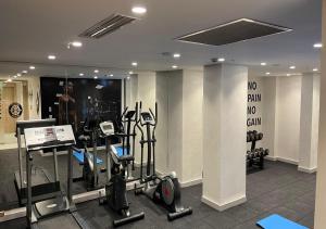 The fitness centre and/or fitness facilities at Awen Lara Hotel
