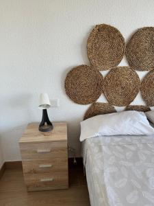 Łóżko lub łóżka w pokoju w obiekcie Bonito triplex con increíbles vistas