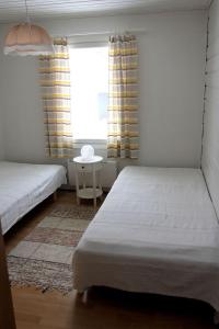 Postel nebo postele na pokoji v ubytování Rämäkkä Holidays